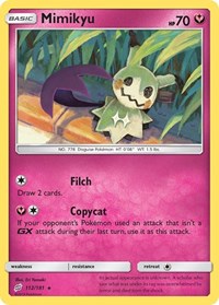 Mimikyu 112/181 · Reverse Holo