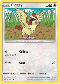 Pidgey 121/181 · Reverse Holo