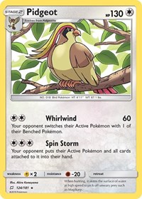 Pidgeot 124/181 · Reverse Holo