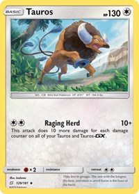 Tauros 129/181 · Reverse Holo