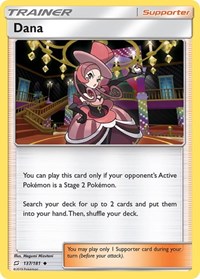Dana 137/181 Team Up Reverse Holo Pokémon card