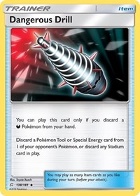 Dangerous Drill 138/181 Team Up Reverse Holo Pokémon card