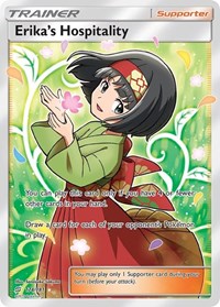 Erika's Hospitality Full Art 174/181 Team Up Pokémon card