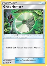 Grass Memory 143/181 Team Up Reverse Holo Pokémon card