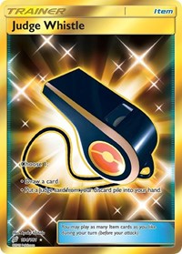 Judge Whistle Secret 194/181 Team Up Pokémon card