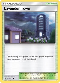 Lavender Town 147/181 Team Up Reverse Holo Pokémon card