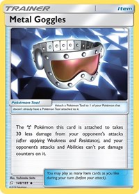 Metal Goggles 148/181 Team Up Reverse Holo Pokémon card