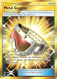 Metal Goggles Secret 195/181 Team Up Pokémon card
