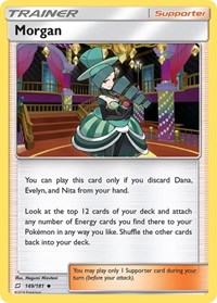 Morgan 149/181 Team Up Reverse Holo Pokémon card