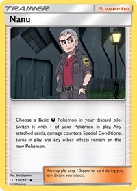 Nanu 150/181 Team Up Reverse Holo Pokémon card