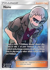 Nanu Full Art 179/181 Team Up Pokémon card