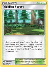 Viridian Forest 156/181 Team Up Reverse Holo Pokémon card