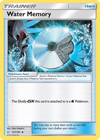 Water Memory 157/181 Team Up Reverse Holo Pokémon card