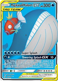 Magikarp & Wailord GX Full Art 160/181