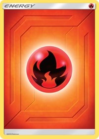 Fire Energy (2019 Unnumbered) Team Up Reverse Holo Pokémon card