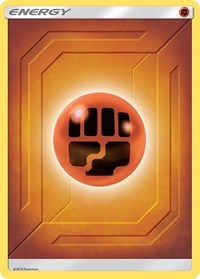 Fighting Energy (2019 Unnumbered) Team Up Reverse Holo Pokémon card