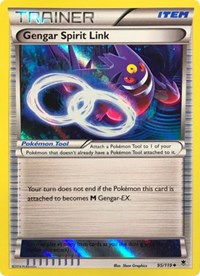 Gengar Spirit Link (Alternate Holo) (Gamestop Exclusive) 095/119 Miscellaneous Cards & Products Pokémon card