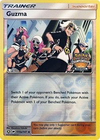 Guzma (Regional Championships) 115a/147 League & Championship Cards Reverse Holo Pokémon card