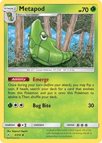 Metapod 3/214 · Reverse Holo