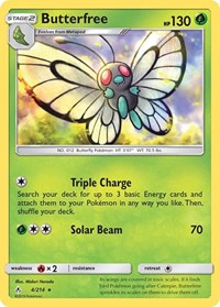 Butterfree 4/214 · Reverse Holo