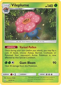 Vileplume 8/214 · Reverse Holo