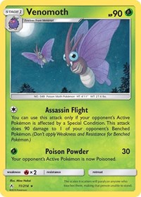 Venomoth 11/214 · Reverse Holo