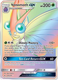 Venomoth GX Secret 216/214