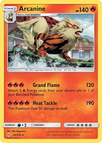 Arcanine 22/214 · Reverse Holo