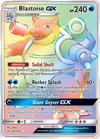 Blastoise GX Secret 218/214