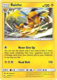 Raichu 55/214 · Reverse Holo