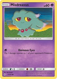 Misdreavus 77/214 · Reverse Holo
