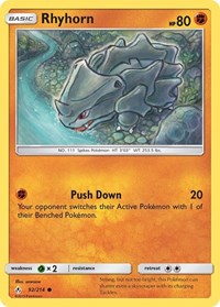 Rhyhorn 92/214 · Reverse Holo
