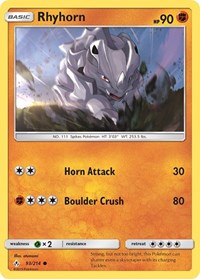 Rhyhorn 93/214 · Reverse Holo