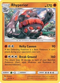 Rhyperior 95/214 · Reverse Holo