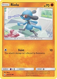 Riolu 102/214 · Reverse Holo