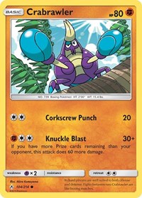 Crabrawler 104/214 · Reverse Holo