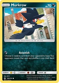 Murkrow 108/214 · Reverse Holo