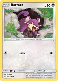 Rattata 143/214 · Reverse Holo