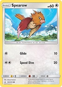 Spearow 145/214 · Reverse Holo