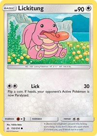 Lickitung 152/214 · Reverse Holo