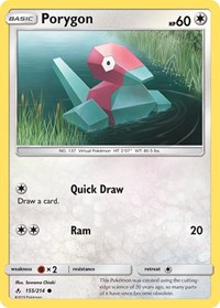 Porygon 155/214 · Reverse Holo
