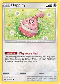 Happiny 161/214 · Reverse Holo