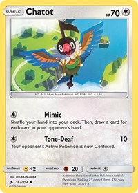 Chatot 162/214 · Reverse Holo