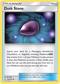 Dusk Stone 167/214 Unbroken Bonds Reverse Holo Pokémon card