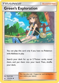 Green's Exploration 175/214 Unbroken Bonds Reverse Holo Pokémon card