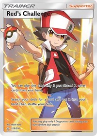 Red's Challenge Full Art 213/214 Unbroken Bonds Pokémon card