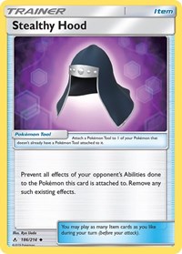 Stealthy Hood 186/214 Unbroken Bonds Reverse Holo Pokémon card