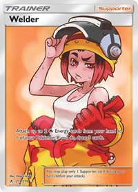 Welder Full Art 214/214 Unbroken Bonds Pokémon card