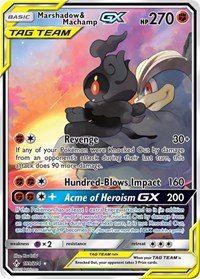 Marshadow & Machamp GX Full Art 199/214