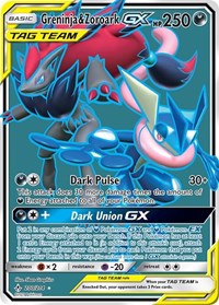 Greninja & Zoroark GX Full Art 200/214